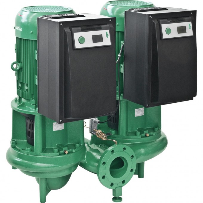 Циркуляционный насос с сухим ротором в исполнении INLINE с фланцевым соединением WILO CRONOTWIN-DL-E 150/220-11/4 2153822 2114673
